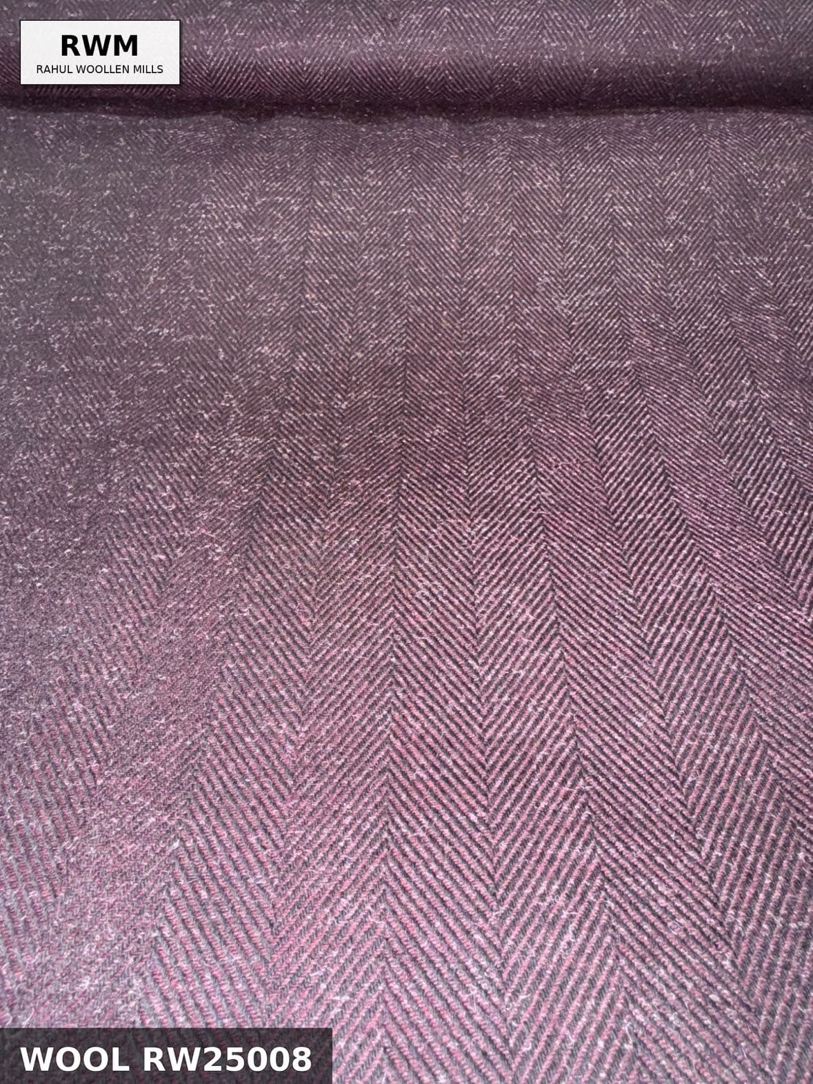 Mauve Herringbone