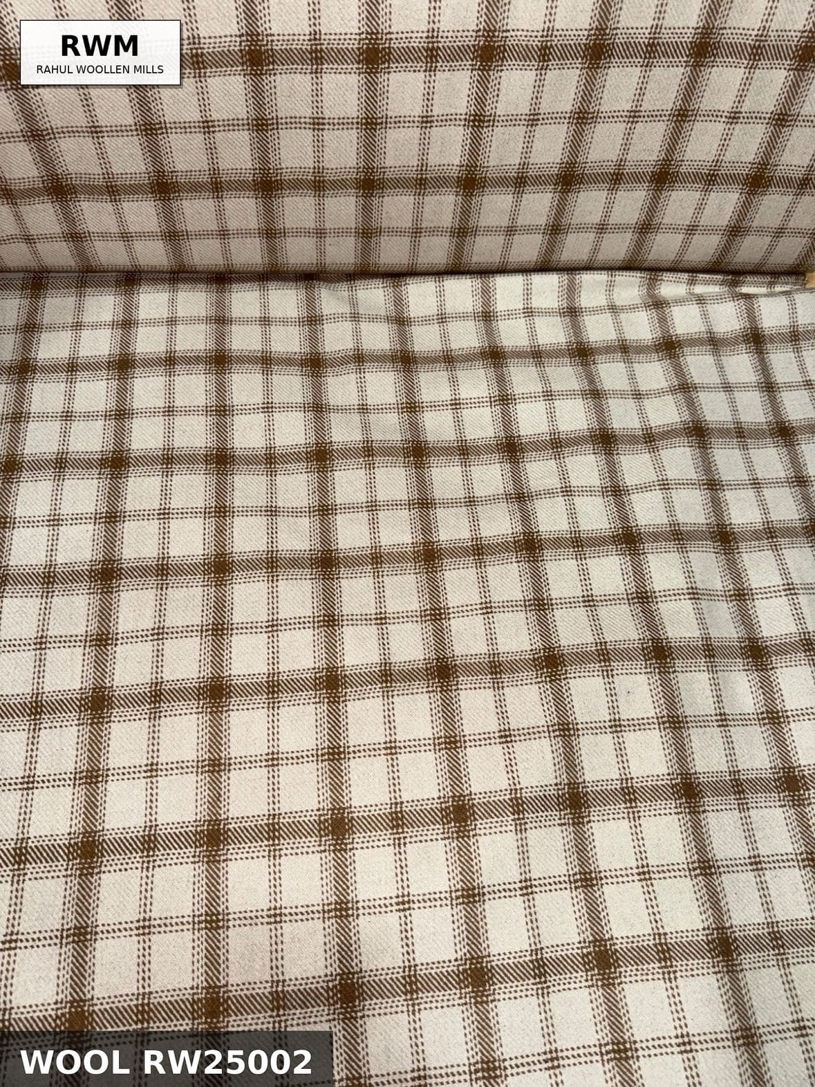 Ivory Brown Country Check
