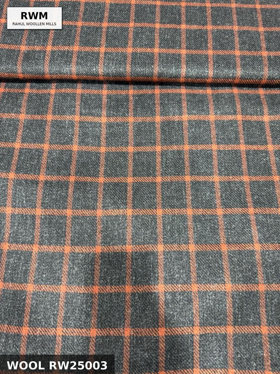 Charcoal Rust Windowpane